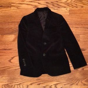 J Crew black velvet blazer